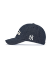 MLB Vintage Denim Curve Logo Unstructured Ballcap