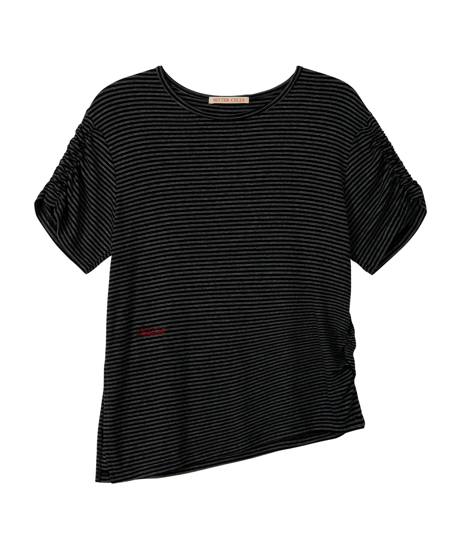Bitter Cells Oversized ST Shirring Slit Tee