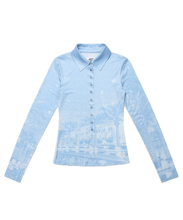 Cavish W Khalifa Printed Shirt