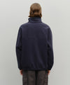 Marithé François Girbaud Classic Logo Half Neck Fleece Sweatshirt Ivory