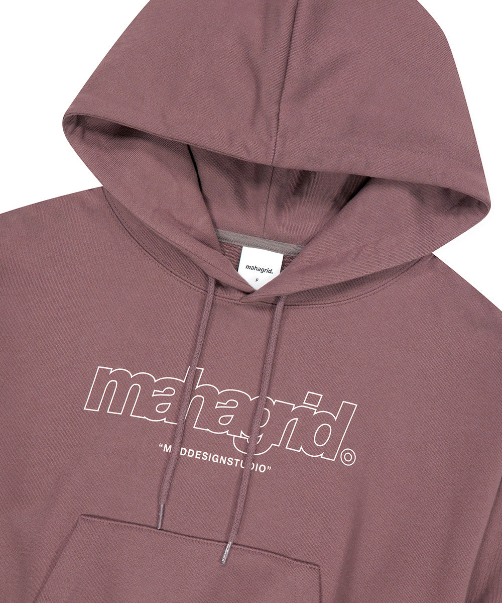 Mahagrid THIRD LOGO CROP HOODIE