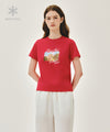 Marithé François Girbaud W AEROCOOL RESORT GRAPHIC TEE