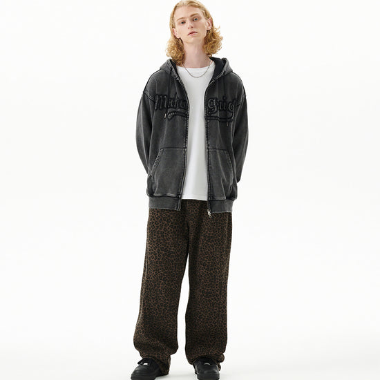 Mahagrid Curved Leopard Pant