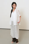 General Idea WOMAN Embroidery Lace Half Shirt