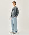 Marithé François Girbaud New M Low-Waist Tuck Wide Denim Pants Blue