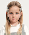Marithé François Girbaud Kids W Circle Logo Hair Pin 2 Pack Check