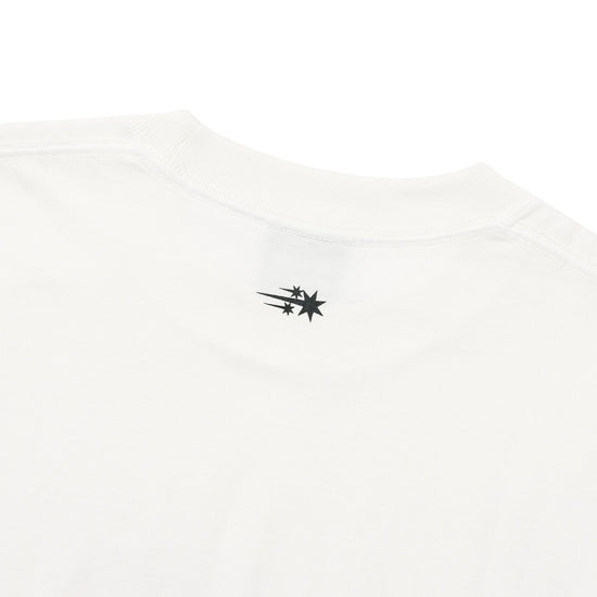 Nice Ghost Club Star Shoes Girl Big Big Tee [White]