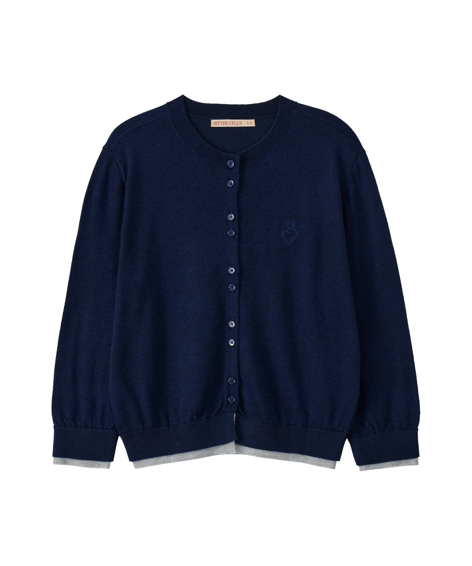 Bitter Cells Essential Layered Half Knit Cardigan