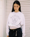 Mahagrid VINTAGE COLLEGE CROP SWEATSHIRT