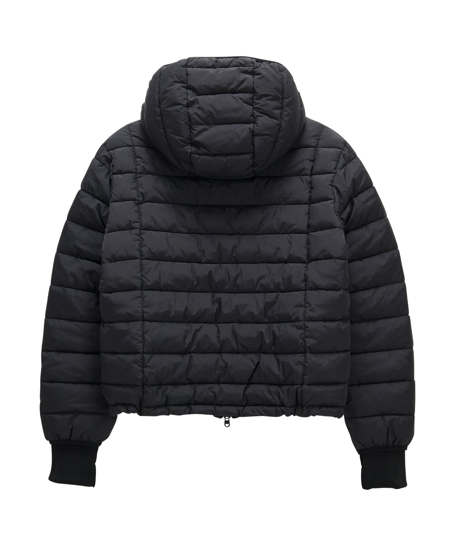 Bitter Cells Hood Check Light Puffer Jacket