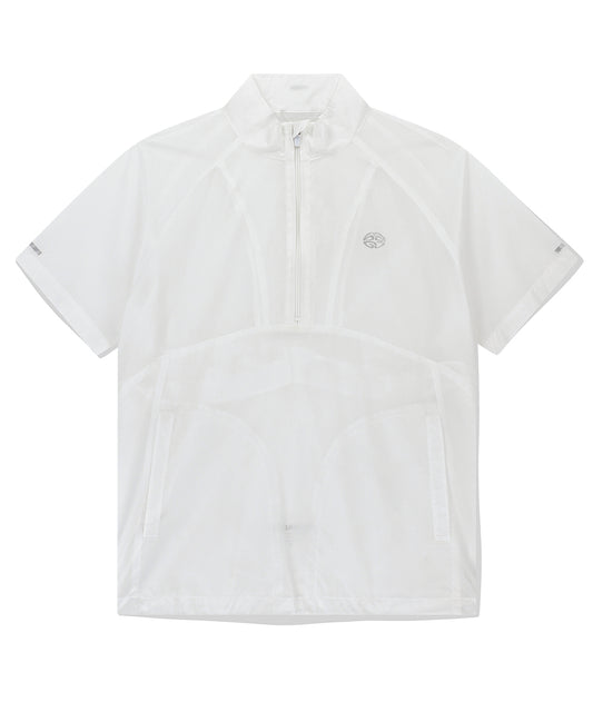 Mahagrid Half Zip Panel Windbreaker