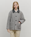 Marithé François Girbaud COLLAR POINT HALF COAT