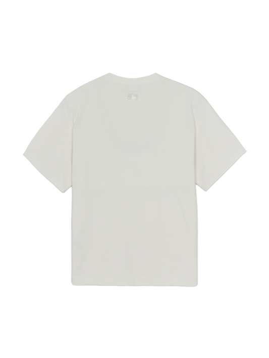 MLB Lettering Logo Point Semi Over-Fit T-shirts