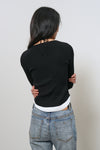 General Idea WOMAN Strap Layered Cardigan