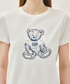 Marithé François Girbaud W DOODLE BEAR TEE