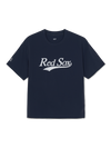 MLB Varsity Cursive Woven Short Sleeve Sweatshirt