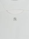MLB Women's Cut Out Detail Slim Semi Crop T-Shirts