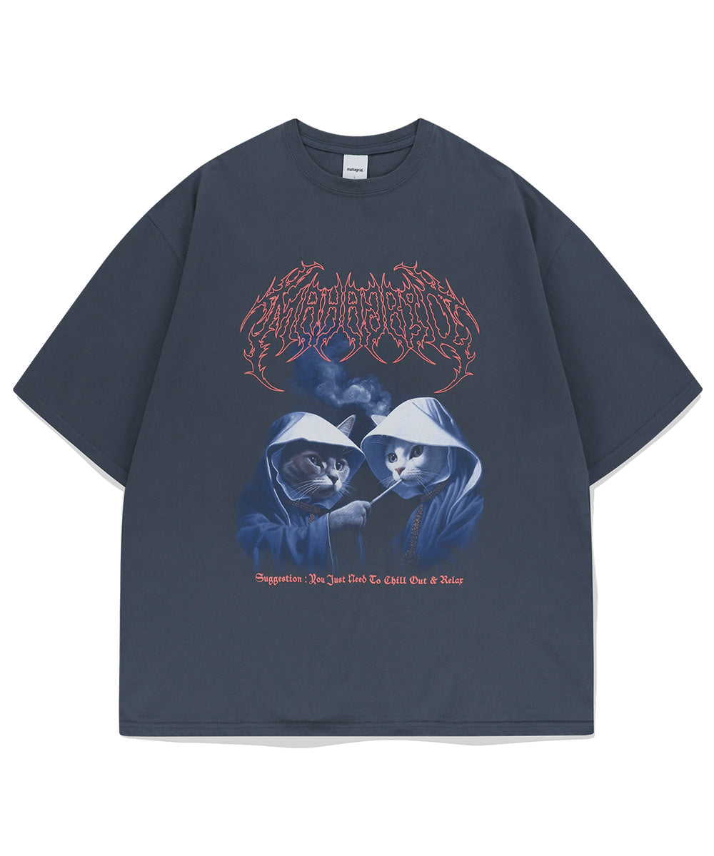Mahagrid Smoking Cat Tee