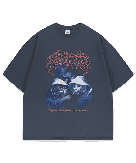 Mahagrid Smoking Cat Tee