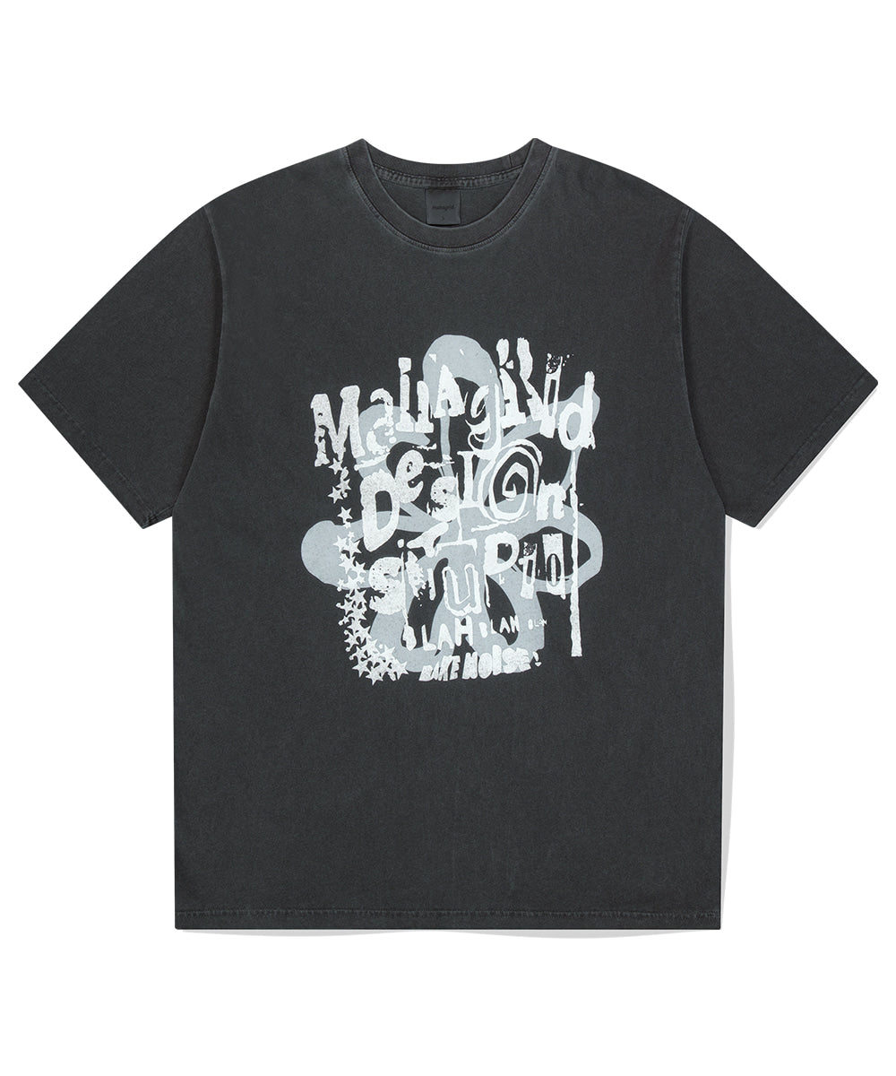 Mahagrid Flower Star Pigment Tee