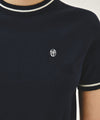 Marithé François Girbaud W CIRCLE LOGO HALF KNIT PULLOVER