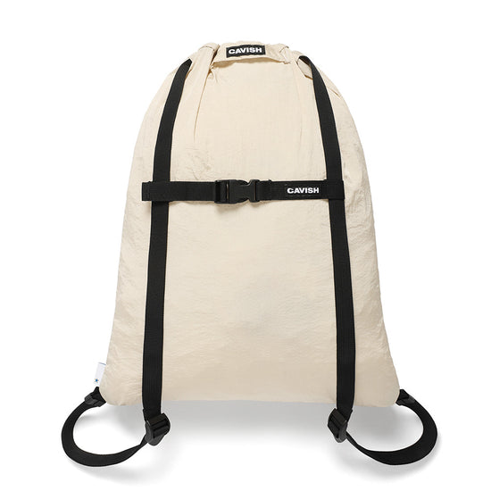 Cavish NYLON GYMSACK [BEIGE]