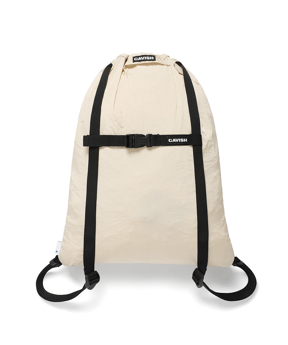 Cavish NYLON GYMSACK [BEIGE]