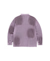 Mahagrid SPRAY DYEING CHECK CROP SHIRT