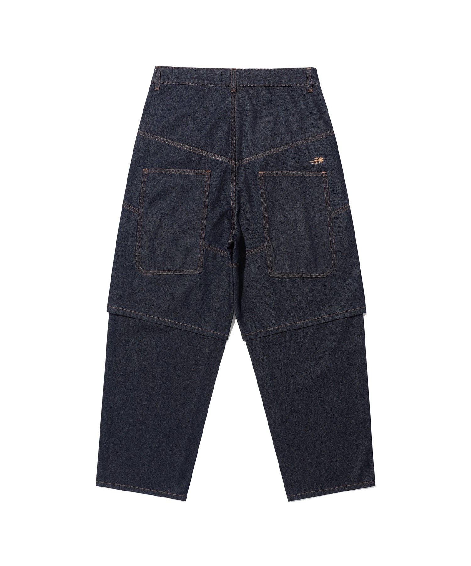 Nice Ghost Club Layered Washed Jeans