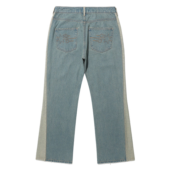 Nice Ghost Club Side Panel Bootscut Jeans