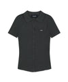 Mahagrid Button-Up Collar Knit