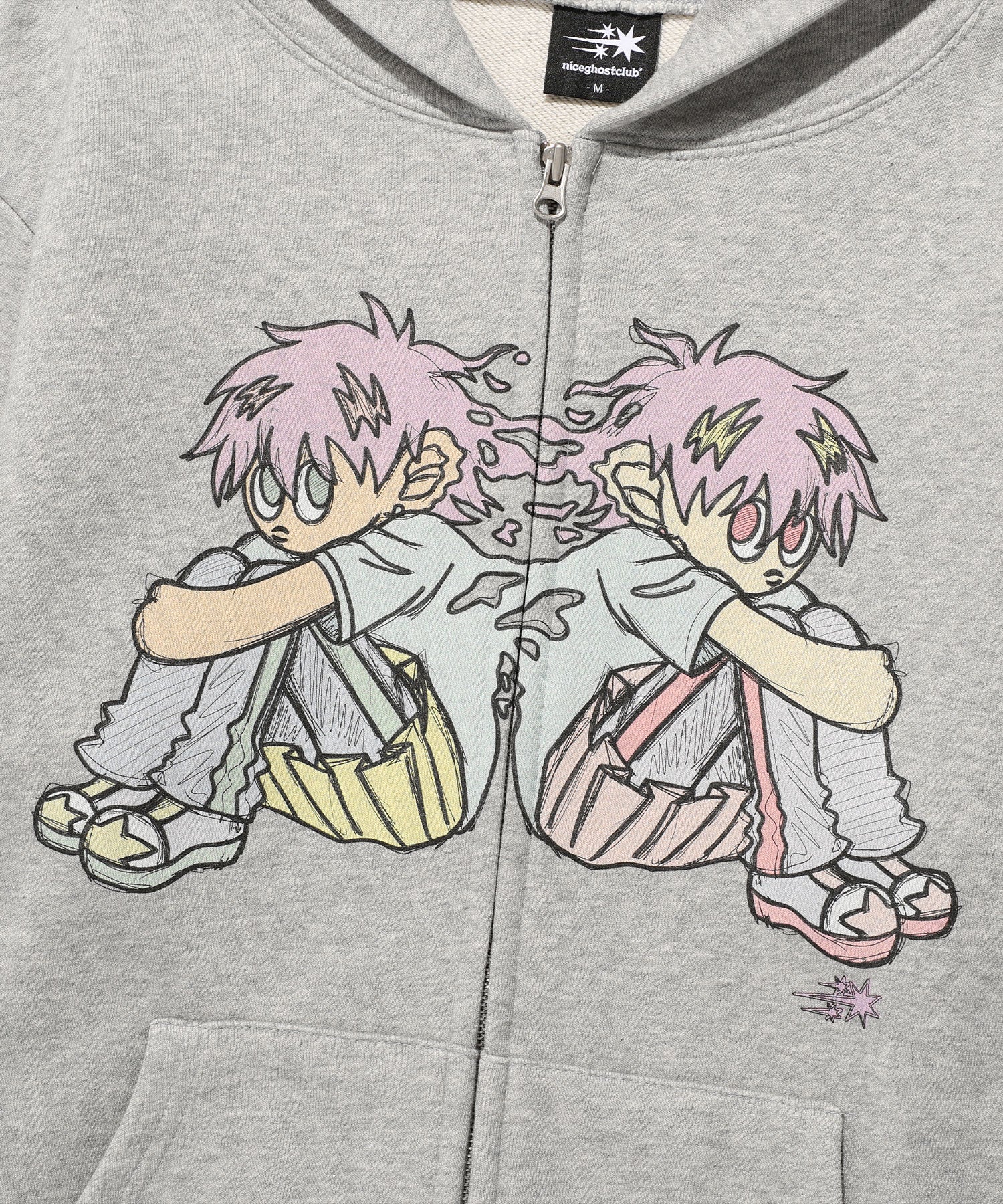 Nice Ghost Club NGC Boy Hoodie Zip Up