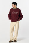 General Idea UNISEX Lettering Fleece Sweatshirt