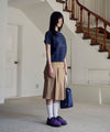 Nice Ghost Club FFATS Logo Layered Sleeve Tee [Navy]