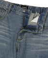Mahagrid Wide Cargo Denim Pant