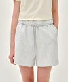 Marithé François Girbaud W REGULAR LOGO SWEAT SHORTS