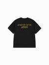 ADLV BASIC LOGO YELLOW FONT SHORT SLEEVE T-SHIRT