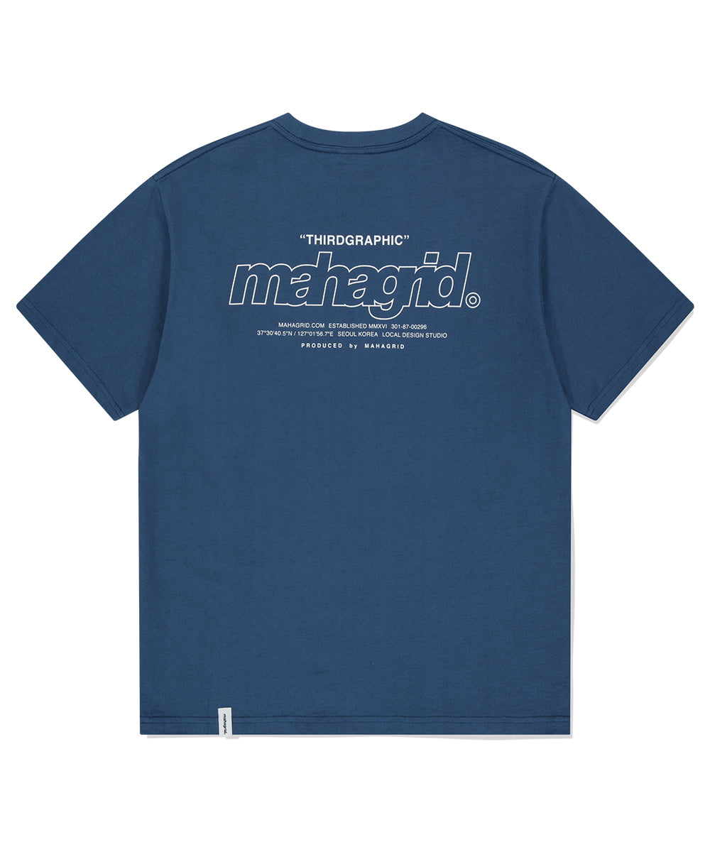 Mahagrid Back Third Logo Tee