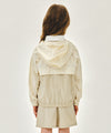 Marithé François Girbaud Kids Bear Classic Logo Windbreaker Beige