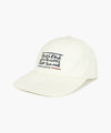 Marithé François Girbaud DRAWING CLASSIC LOGO FLAT BRIM CAP ivory