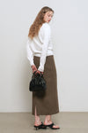 General Idea WOMAN Relaxed Frill Cardigan
