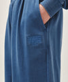 Marithé François Girbaud OUTLINE CLASSIC LOGO DYEING TUCK WIDE SWEAT PANTS mint