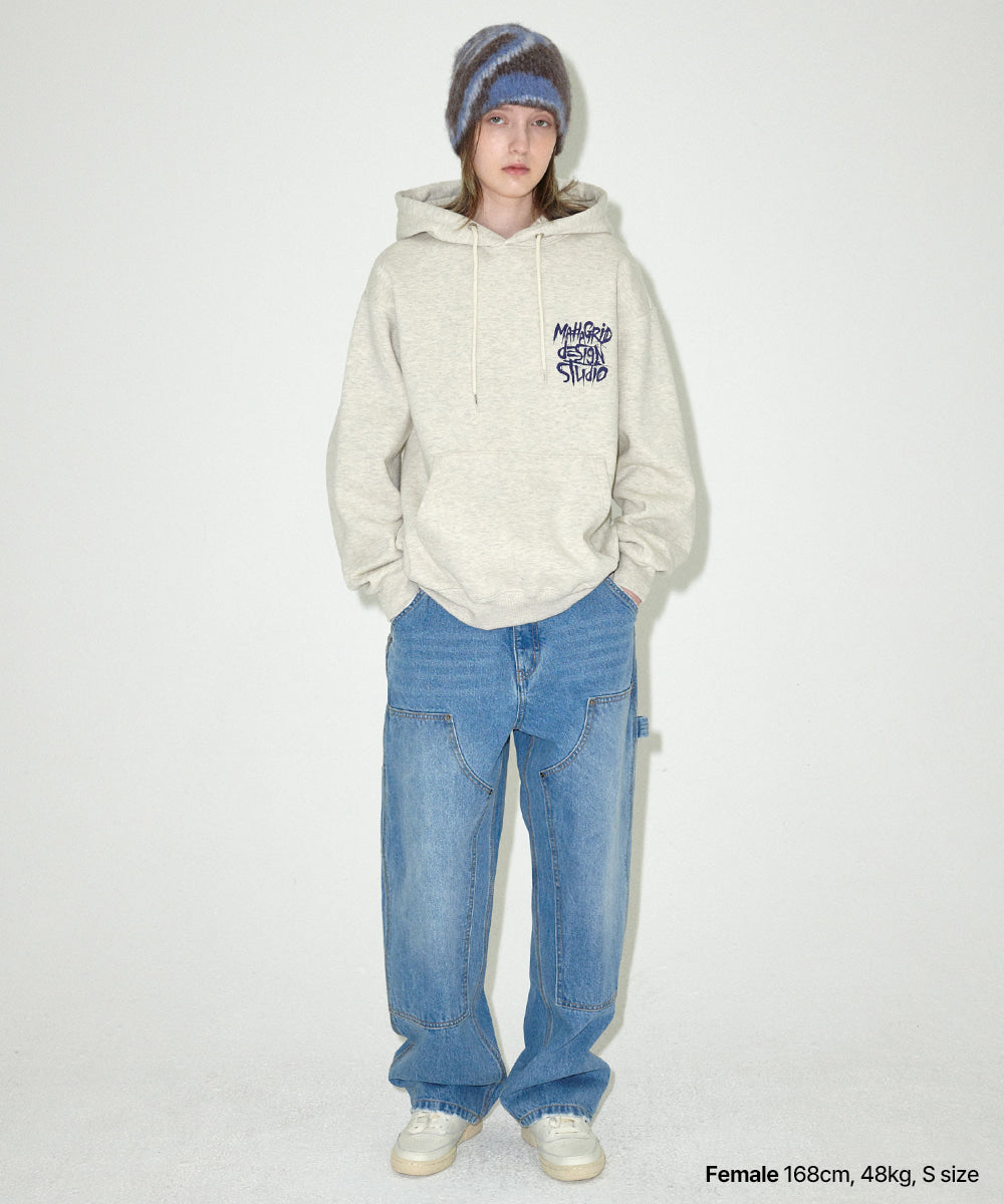 Mahagrid Double Knee Denim Pant [Blue]