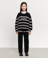 Marithé François Girbaud Kids Stripe Knit Pullover
