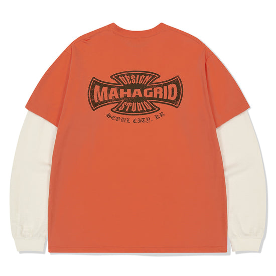 Mahagrid Cross Logo Thermal Long Sleeve Tee