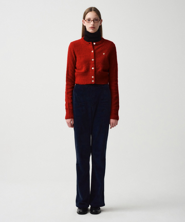 Marithé François Girbaud Women's Velour Pants Dark Navy