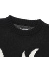 Nice Ghost Club Girl Gang Eyes Fringed Knit