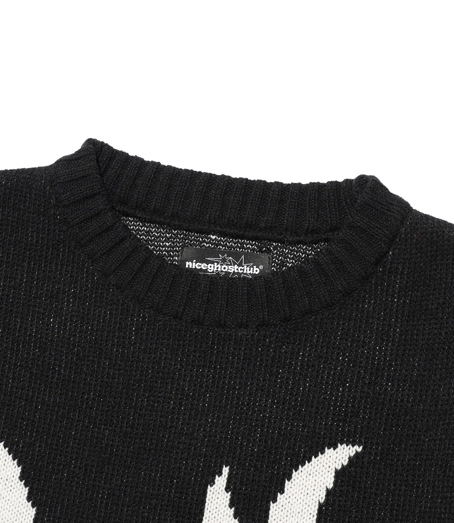 Nice Ghost Club Girl Gang Eyes Fringed Knit