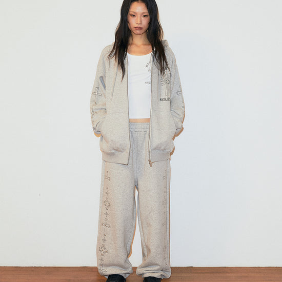 Mahagrid Cross Stud Sweatpant