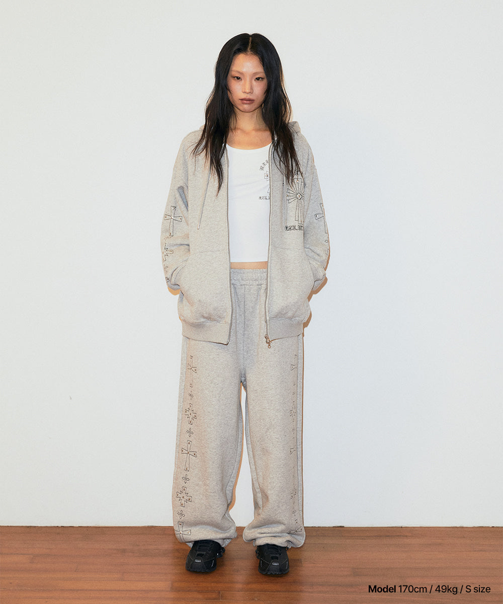 Mahagrid Cross Stud Sweatpant
